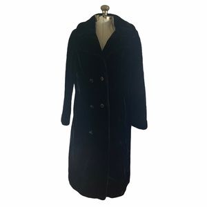 Vintage Faux Fur Black Jacket